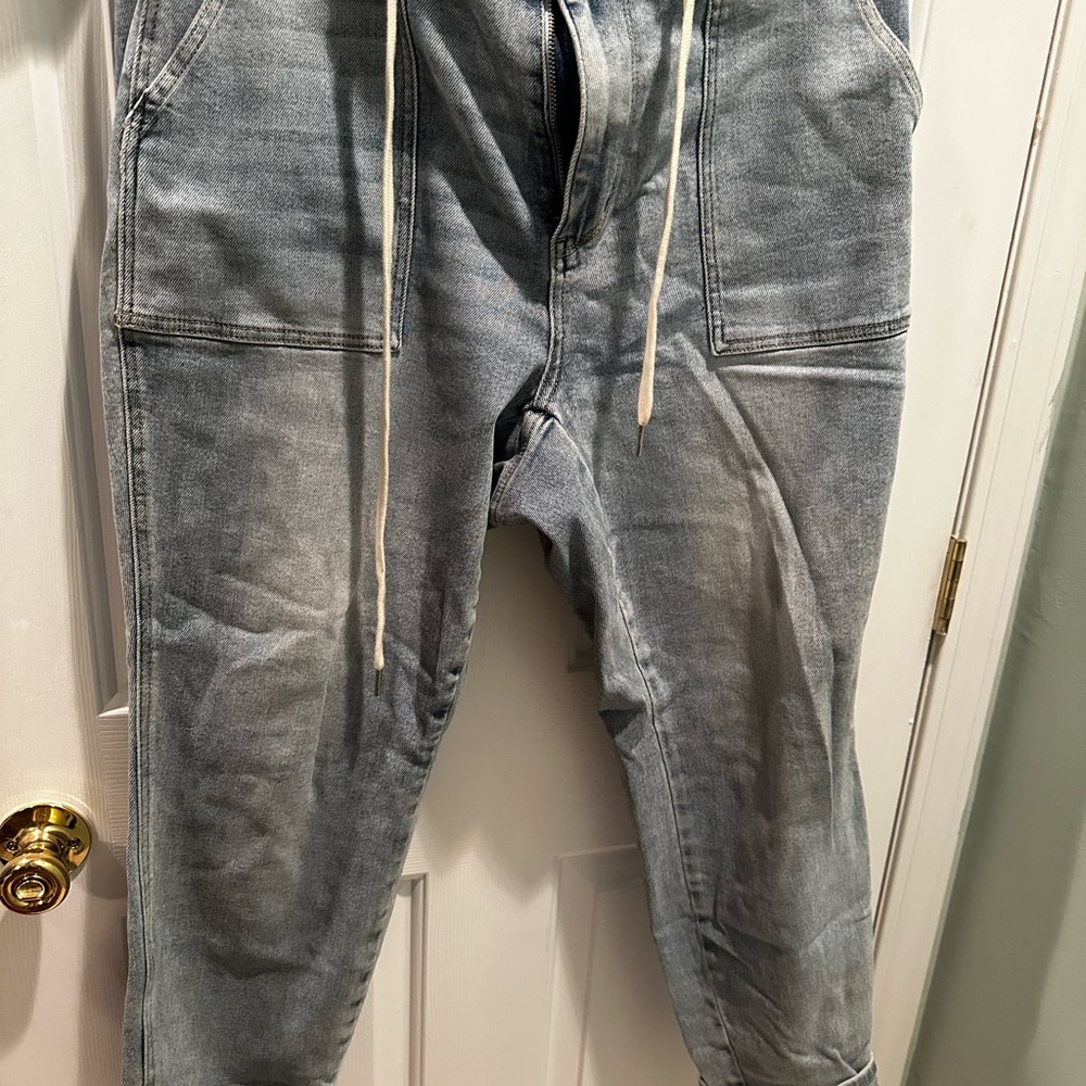 Judy Blue Light Blue Denim Joggers - Picture 5 of 6